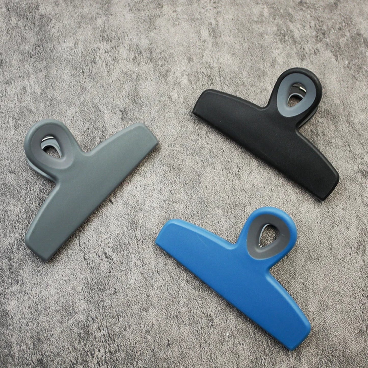 4-Piece Bag Clip Set, Blue