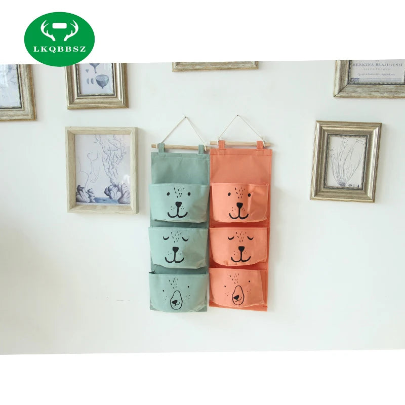 Wall Hanging Storage Bag Organizer for Toys Books Cosmetics