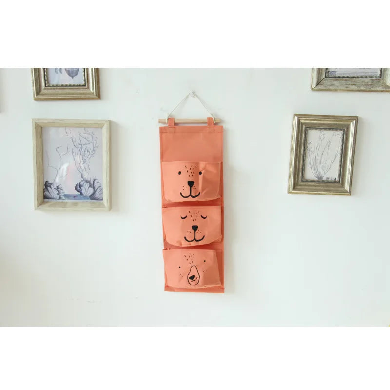 Wall Hanging Storage Bag Organizer for Toys Books Cosmetics