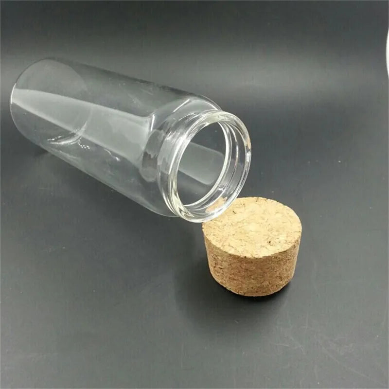 24pcs Glass Bottles with Cork 50-150ml Craft Jars Wedding Gift Set