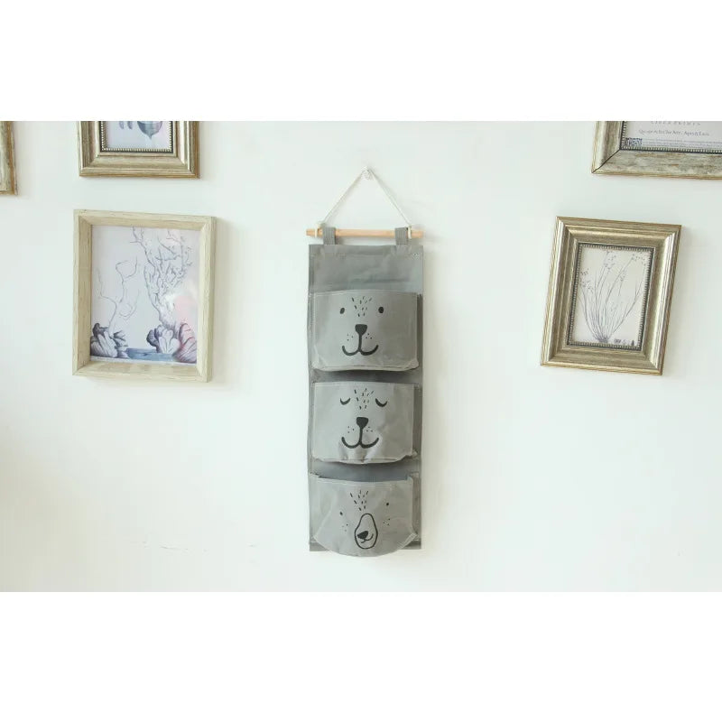 Wall Hanging Storage Bag Organizer for Toys Books Cosmetics