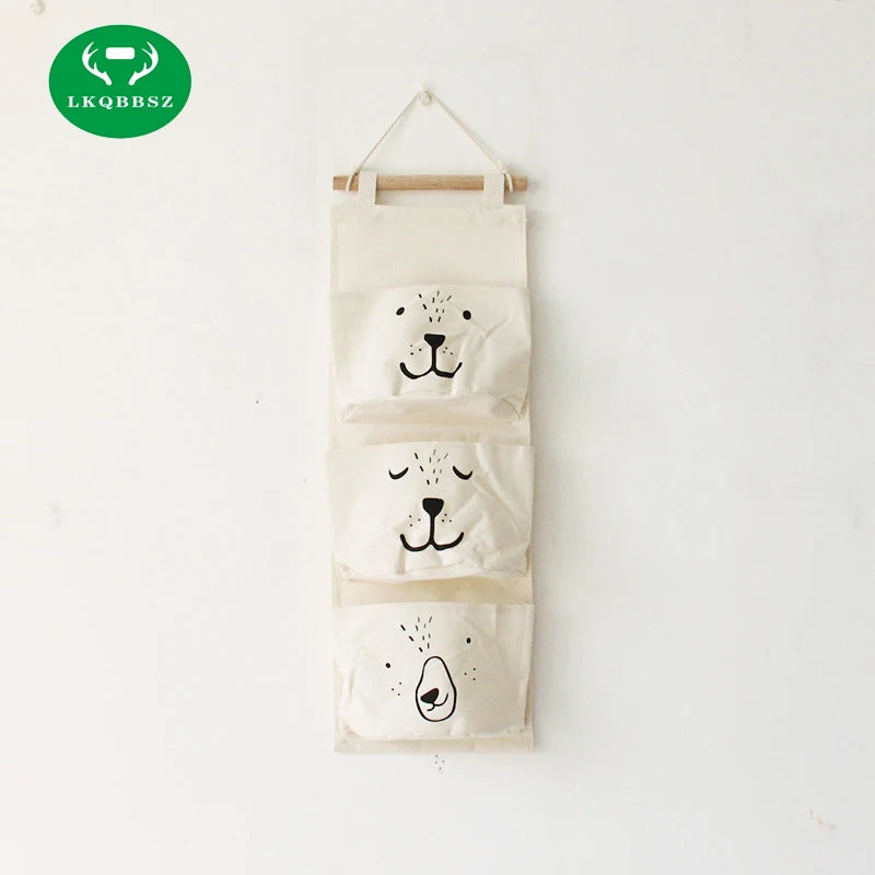 Wall Hanging Storage Bag Organizer for Toys Books Cosmetics