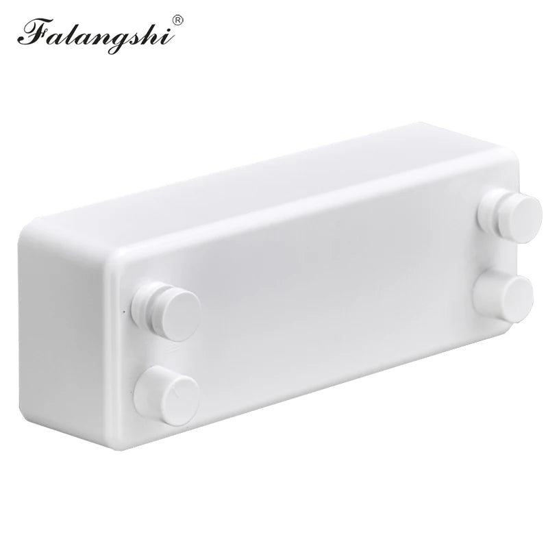 Retractable Double Clothesline Wall Mount Stainless Steel Drying Rack