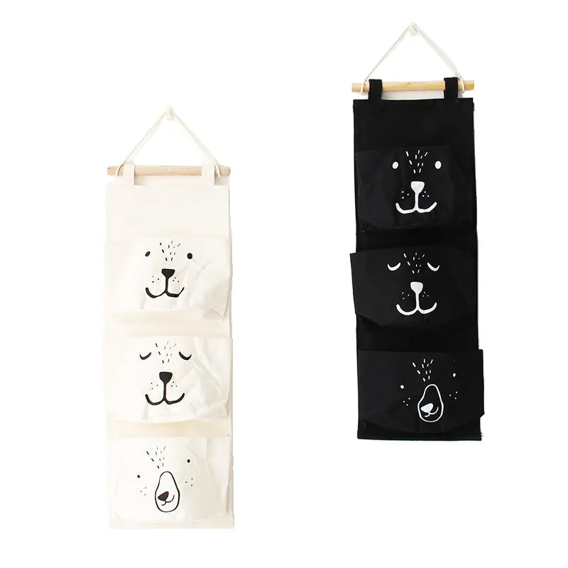 Wall Hanging Storage Bag Organizer for Toys Books Cosmetics