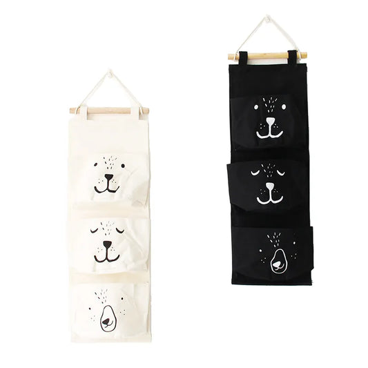 Wall Hanging Storage Bag Organizer for Toys Books Cosmetics